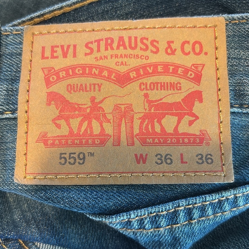 Levi’s 559 Relaxed Straight Jeans 36W 36L NWT - Picture 10 of 10